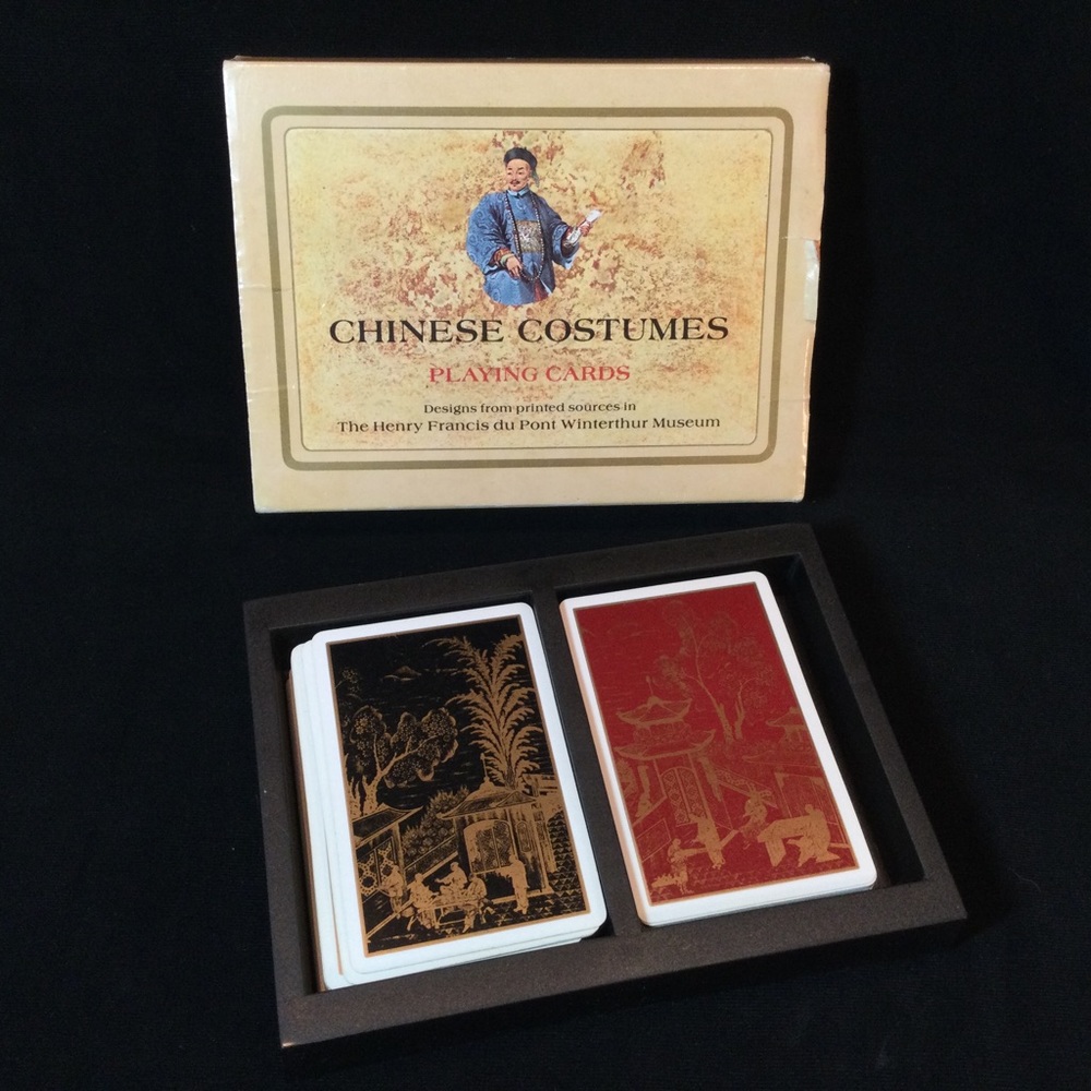 Chinese Costume Designs Playing Cards - Winterthur Museum
